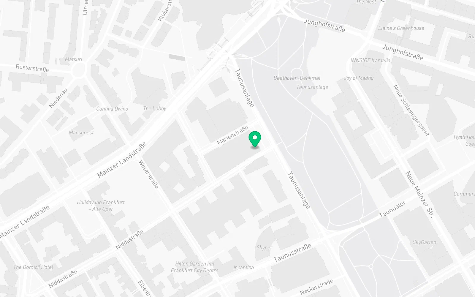 Karte: Kition Software GmbH, Taunusanlage 8, 60329 Frankfurt am Main